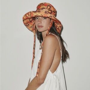 Floral sun hat